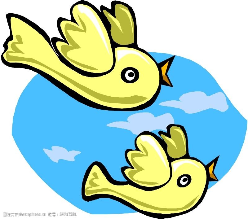 动物的漫画鸟类漫画0140